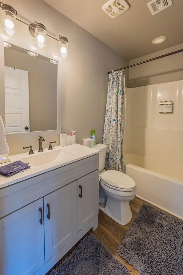 Bathroom with walk-in shower